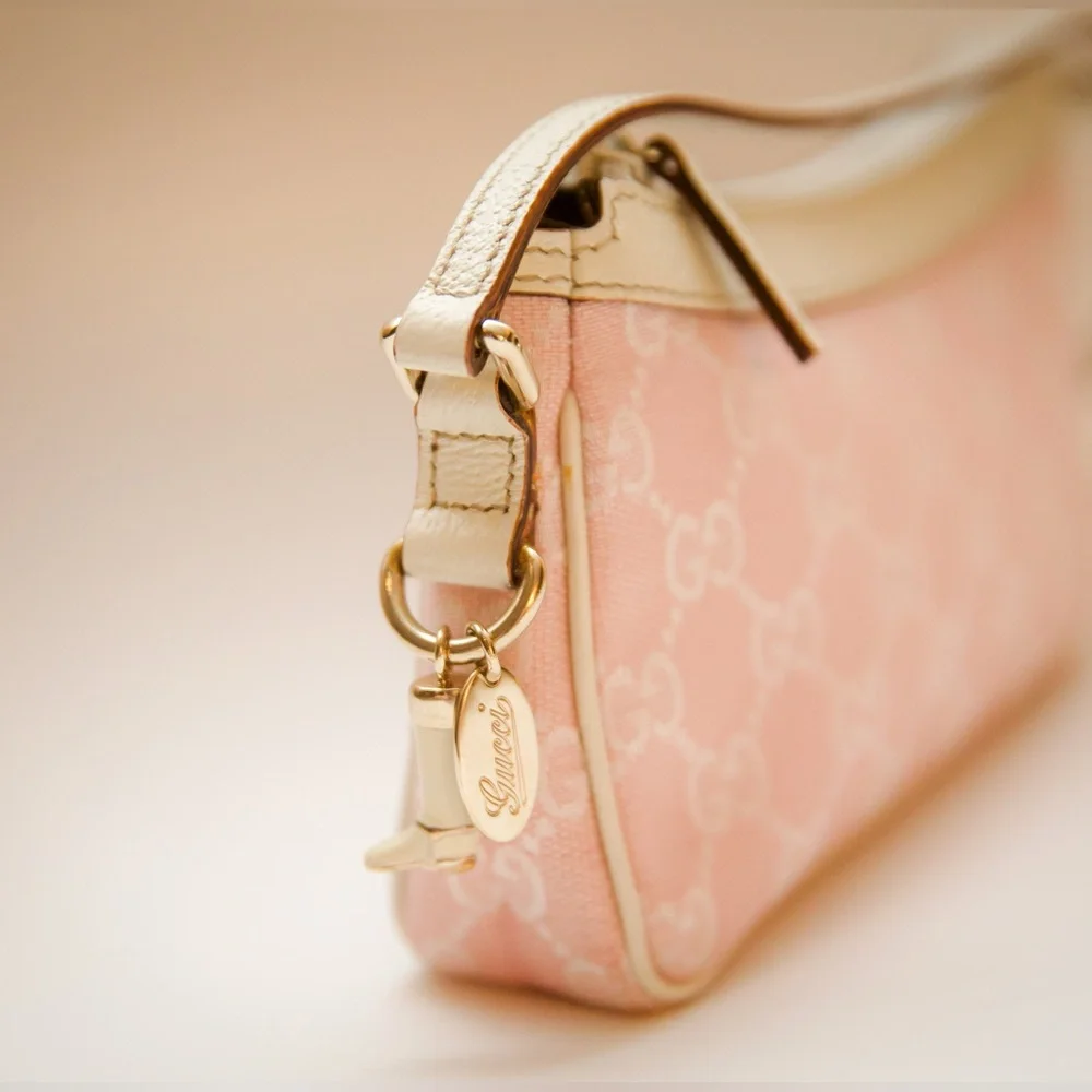 Gucci Pink Cowboy Boot Charm Pochette Bag - Picture 5 of 13